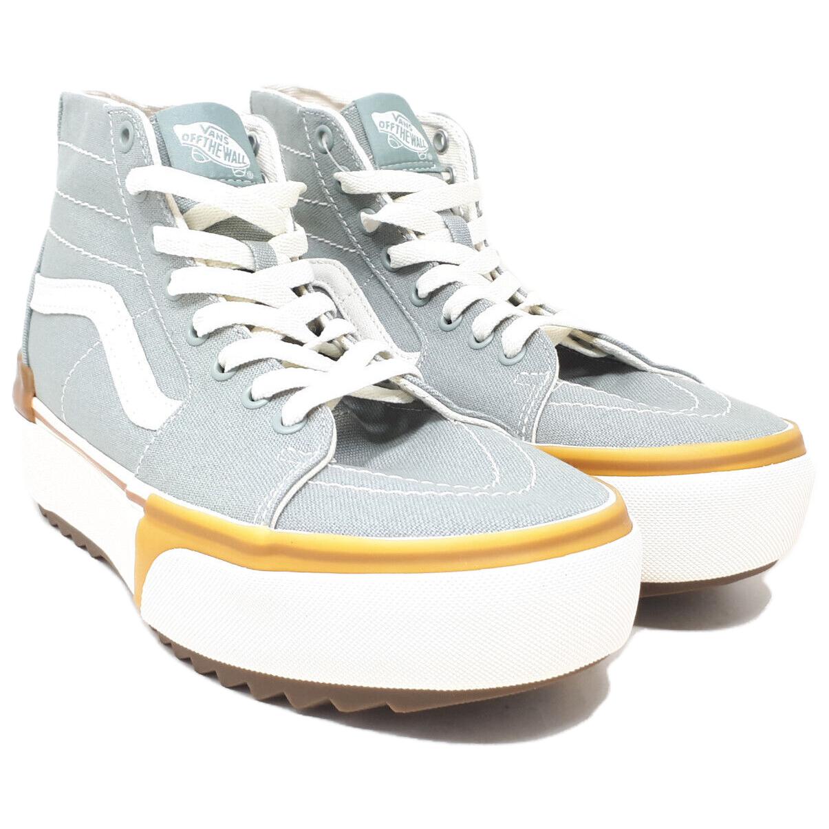 Lookbook Vans Sk8-Hi Tapered Stacked 'Green Milieu Gum' VN0005U2YV2