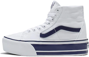 Vans Sk8-Hi Tapered Stackform 'Sport Stripes - True White Navy' VN0A5JMKNWD Vans Sk8-Hi Tapered Stackform 'Sport Stripes - True White Navy' VN0A5JMKNWD