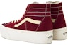 Shop Vans Sk8-Hi Tapered Stackform 'Varsity Suede - Tawny Port' Lelaki/Wanita. VN0A7Q5PTWP