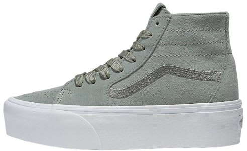 Vans SK8-HI 瘦版增高鞋 堆叠 单色 '灰绿色' VN0A5JMKBY Buy Vans SK8-HI 瘦版增高鞋 堆叠 单色 '灰绿色' VN0A5JMKBY