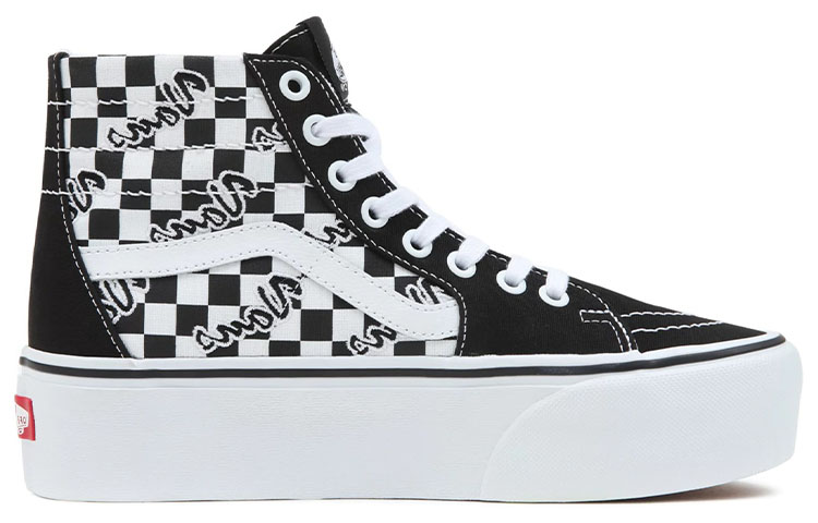 Vans Sk8-Hi Tapered Stackform Shoes 'Black White' 圖 2