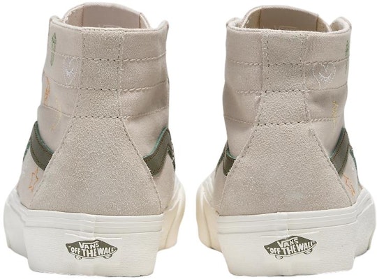 Vans SK8 HI Tapered Vr3 防滑耐磨 高筒 滑板鞋 男女同款 米灰 Lookbook Vans SK8 HI Tapered Vr3 防滑耐磨 高筒 滑板鞋 男女同款 米灰