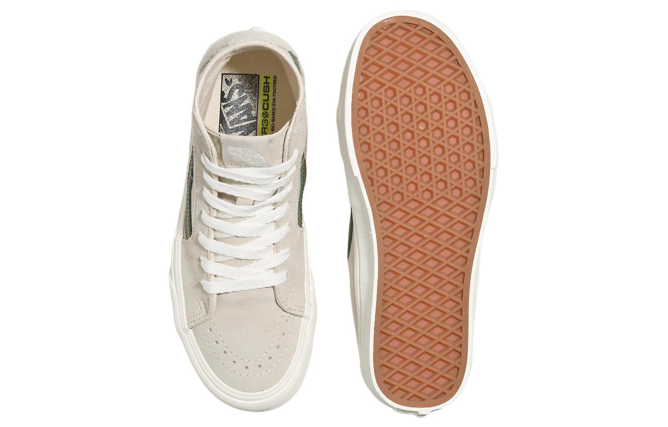 Shop Vans SK8 HI Tapered Vr3 防滑耐磨 高筒 滑板鞋 男女同款 米灰