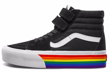 Vans Sk8-Hi V Platform 'Rainbow' Pelangi VN0A45K4VSV Buy Vans Sk8-Hi V Platform 'Rainbow' Pelangi VN0A45K4VSV