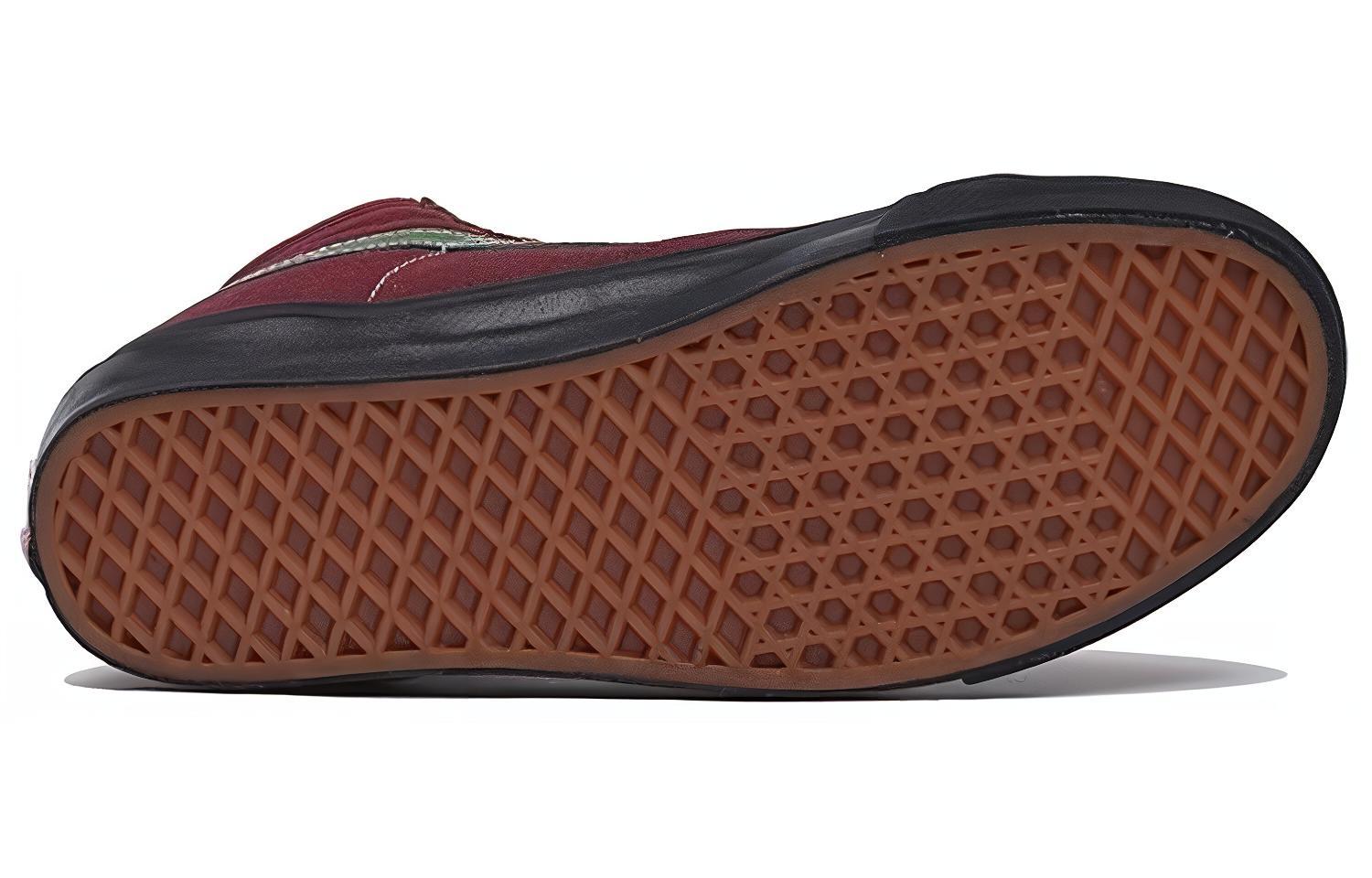 Purchase Vans SK8-Hi Vault Kasut Retro Skateboarding Unisex Merah Wine Red VN0A4BVBTIX