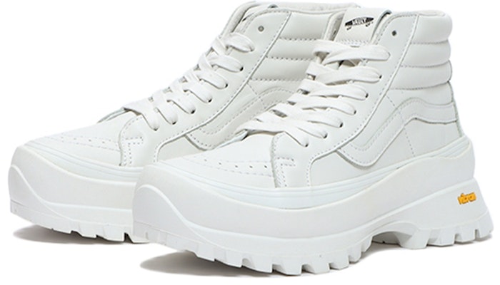 Vans Sk8-Hi Vibram LX 'True White' VN0A5HZWW00 Order Vans Sk8-Hi Vibram LX 'True White' VN0A5HZWW00