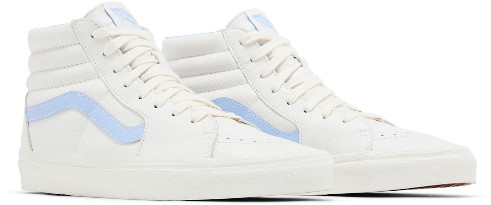 Vans Sk8-Hi Vintage Leather 'Blanc de Blanc Blue' VN000BW7BDU Cheap Vans Sk8-Hi Vintage Leather 'Blanc de Blanc Blue' VN000BW7BDU