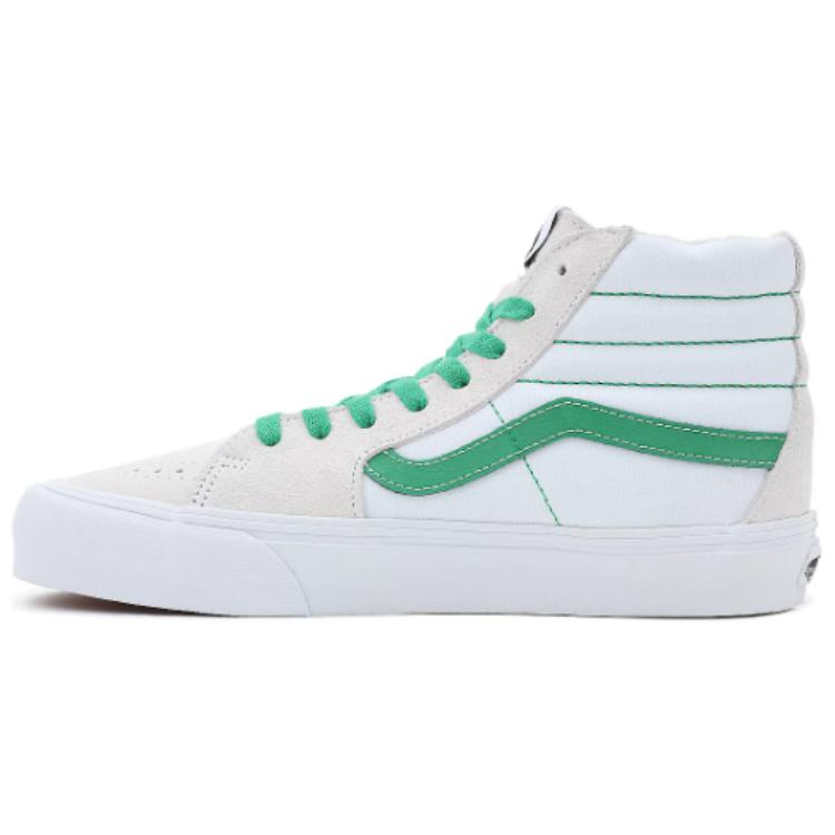 Buy Vans SK8 HI Vr3 潮流休閒 防滑耐磨 高筒 滑板鞋 男女同款 白綠