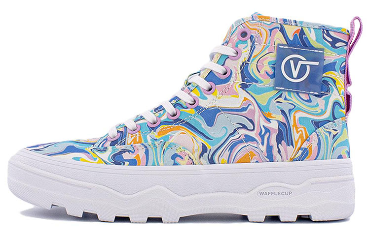 Buy Sepatu Vans SK8-HI WC Kasual Skateboard Unisex Biru Ungu VN0A4P3KJ4O