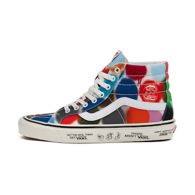 Vans SK8-Hi Wear-resistant Non-Slip Casual Skateboarding Shoes MULTI-COLOR