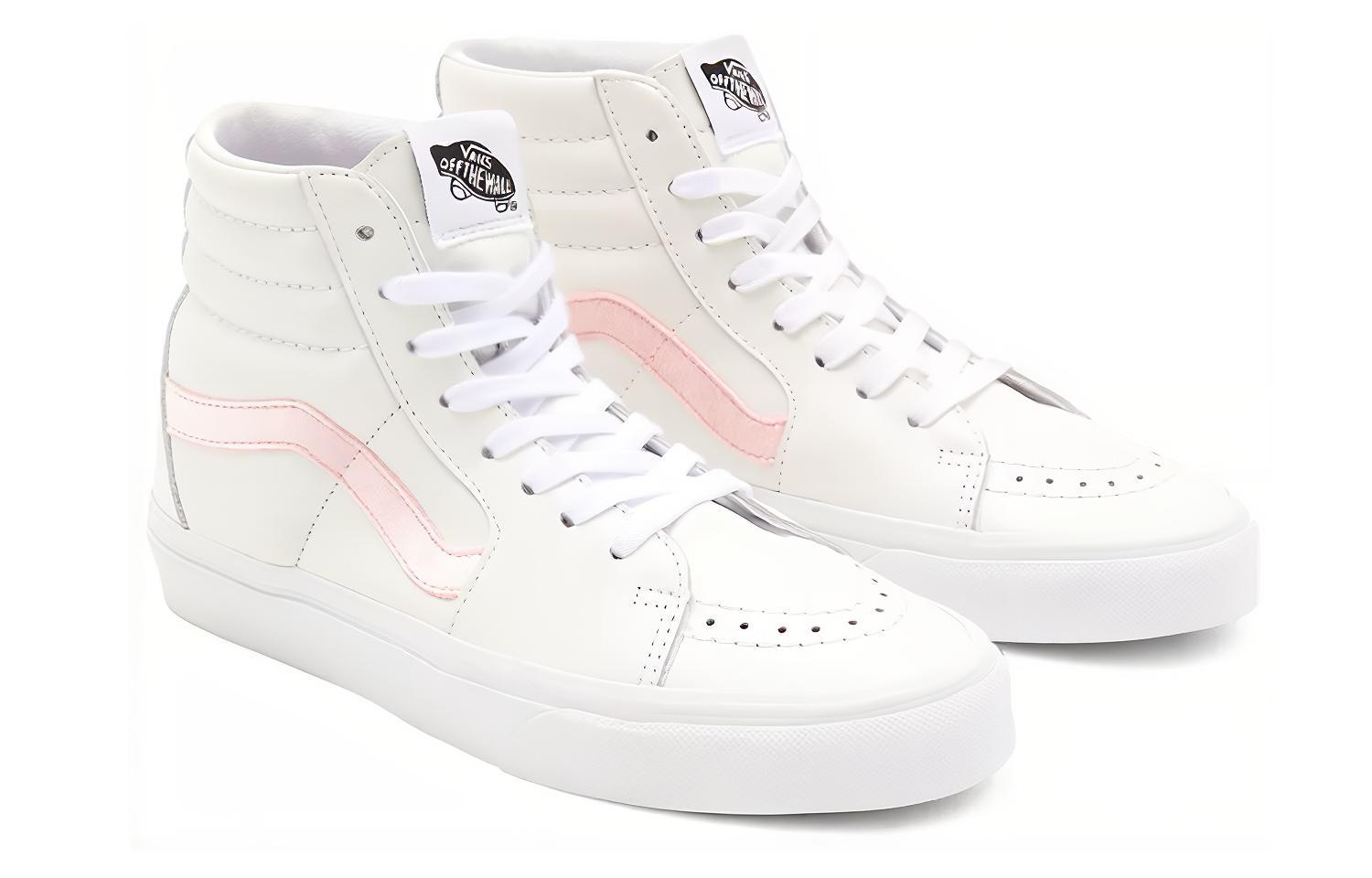 Lookbook Vans SK8-HI Kasut Skateboard Kasual Putih Tahan Haus dan Anti Licin VN0A32QG9XL