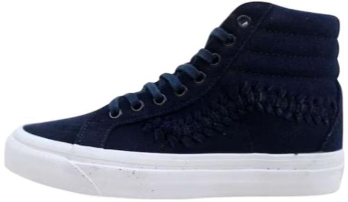 Vans Sk8-Hi Weave DX 'Dress Blues' Sepatu Pria VN0A3DPRLFU Details for Vans Sk8-Hi Weave DX 'Dress Blues' Sepatu Pria VN0A3DPRLFU