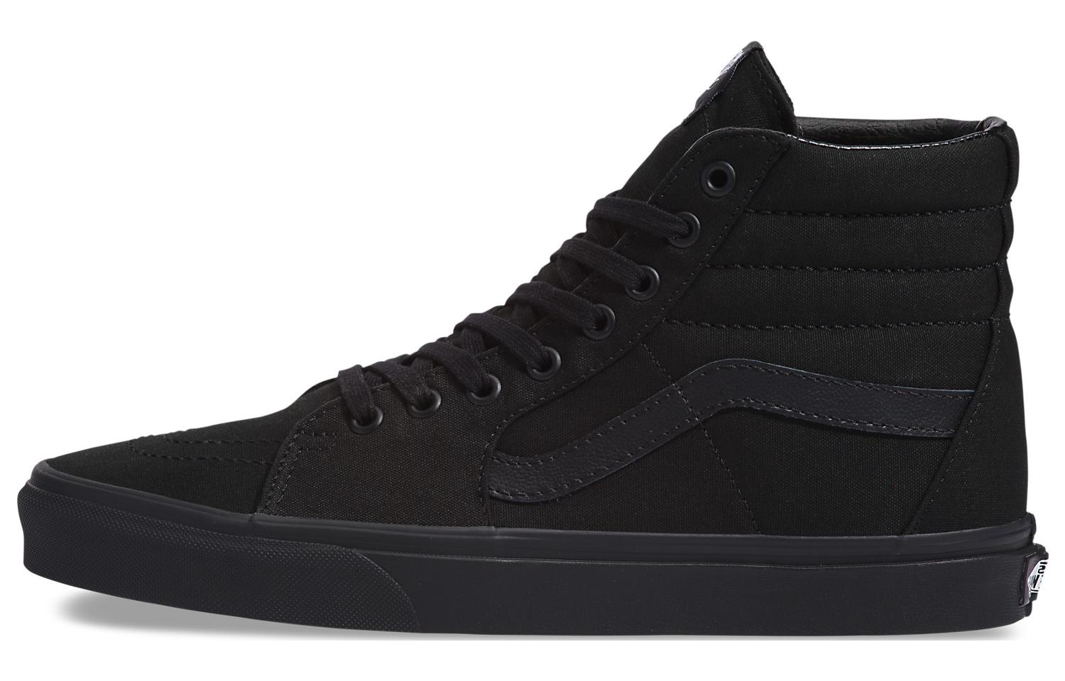 Vans Sk8-Hi Wide 'Canvas - Triple Black'