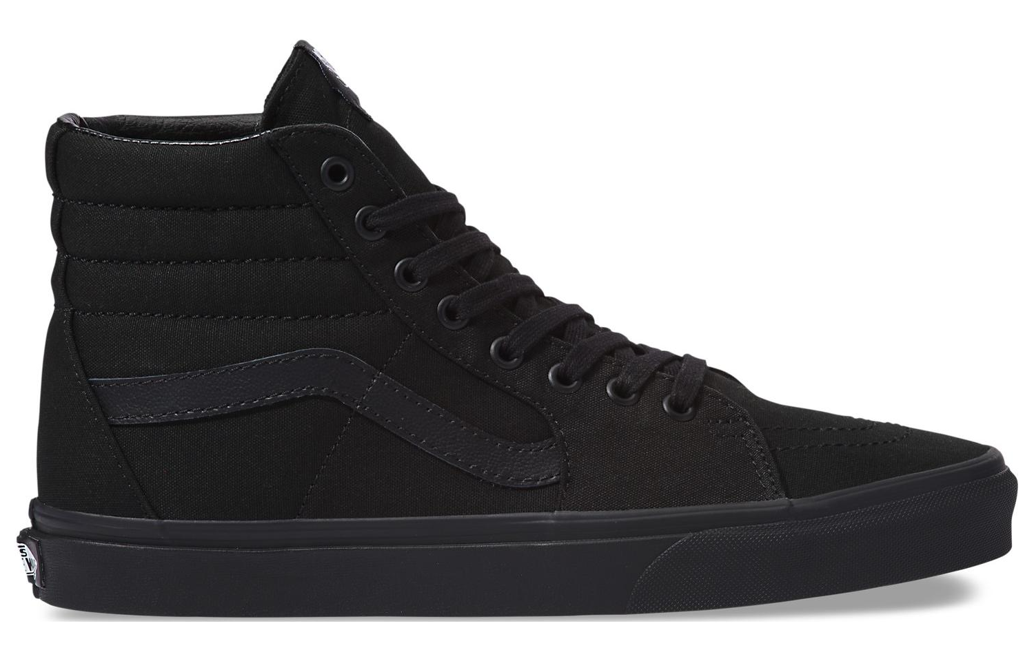 Vans Sk8-Hi Wide 'Canvas - Triple Black' 圖 2