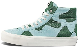 Vans Sk8-Hi WP VR3 LX 'Patchwork - Green Blue' VN0007QGGRN Vans Sk8-Hi WP VR3 LX 'Patchwork - Green Blue' VN0007QGGRN