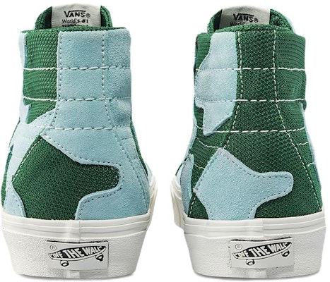 Vans Sk8-Hi WP VR3 LX 'Patchwork - Green Blue' VN0007QGGRN Purchase Vans Sk8-Hi WP VR3 LX 'Patchwork - Green Blue' VN0007QGGRN