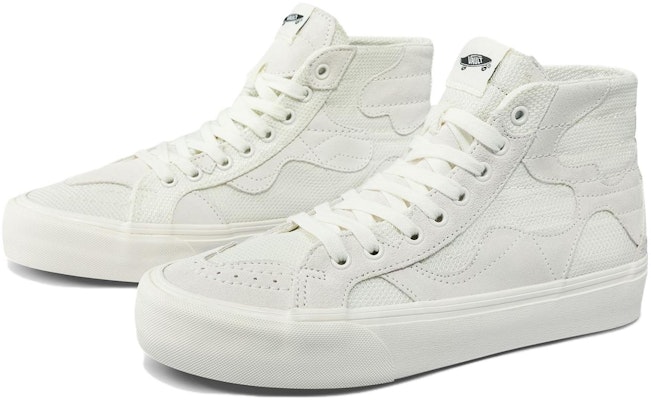 Vans Sk8-Hi WP VR3 LX 'Patchwork - White Marshmallow' VN0007QGFS8 Order Vans Sk8-Hi WP VR3 LX 'Patchwork - White Marshmallow' VN0007QGFS8