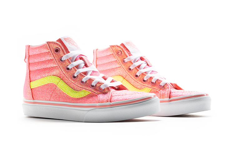 Vans SK8-HI Zip Pink/Yellow 圖 3