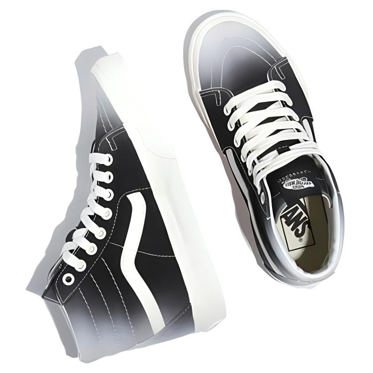 Shop Vans SK8-High 'Negro Blanco' VN0A7Q5N1KP