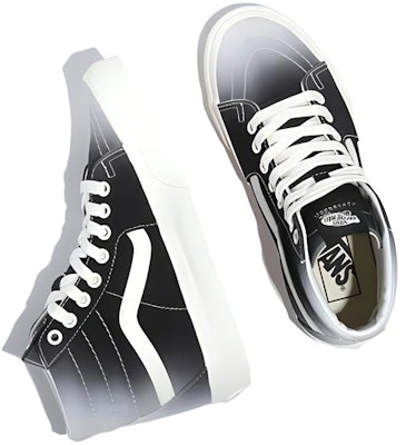 Vans SK8 HI 高幫 滑板鞋 男女同款 黑色 Shop Vans SK8 HI 高幫 滑板鞋 男女同款 黑色