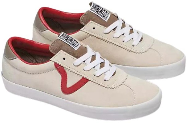 Vans Sk8-Low 'Beige Red' VN000CQRDJR Order Vans Sk8-Low 'Beige Red' VN000CQRDJR