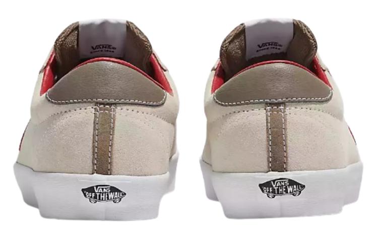 Lookbook 반스 스케이트로우 베이지레드 (Vans Skate Low Beige Red) VN000CQRDJR