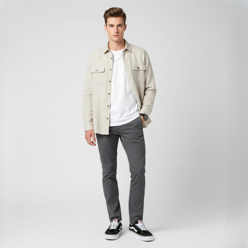 Lookbook Vans Sk8-Low 'Hitam Putih' VN0A4UUK6BT