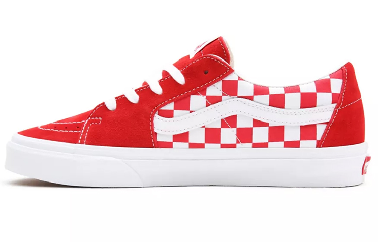 Vans Sk8-Low 'Checkerboard - Racing Red' VN0A4UUK4W9