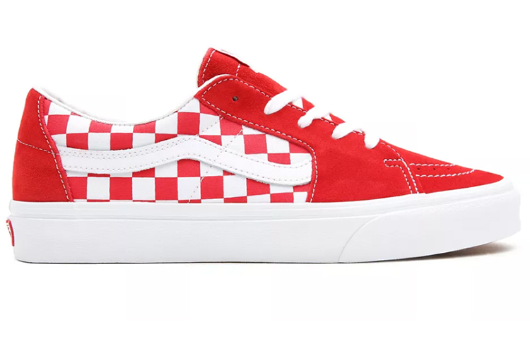 Order Vans Sk8-Low 'Checkerboard - Merah Racing' VN0A4UUK4W9
