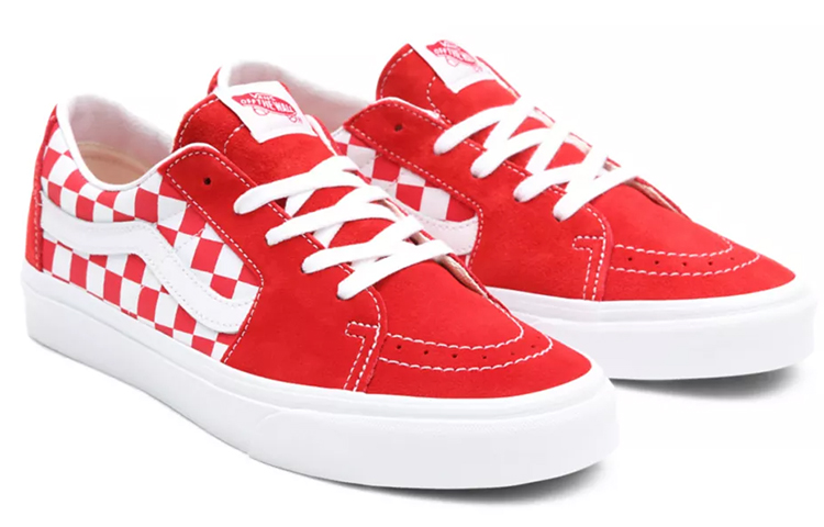 Lookbook Vans Sk8-Low 'Checkerboard - Merah Racing' VN0A4UUK4W9