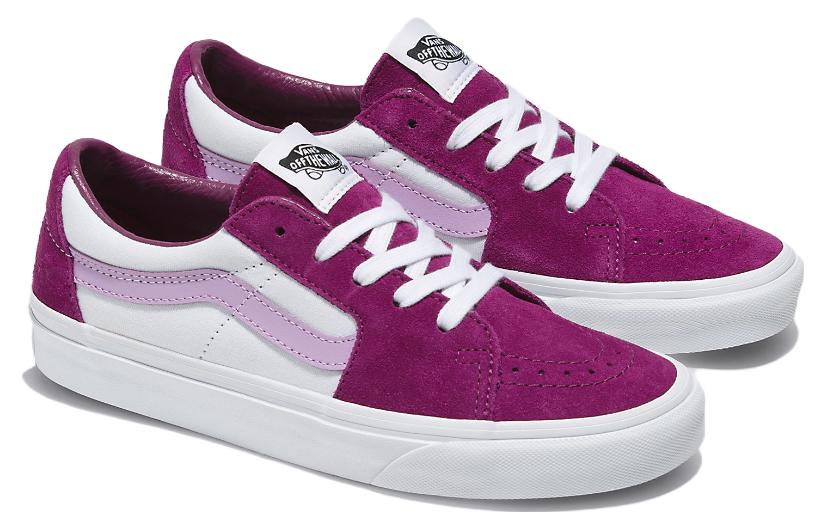 Order Vans Sk8-Low 'Ungu Tua Putih' VN0009QR5RU