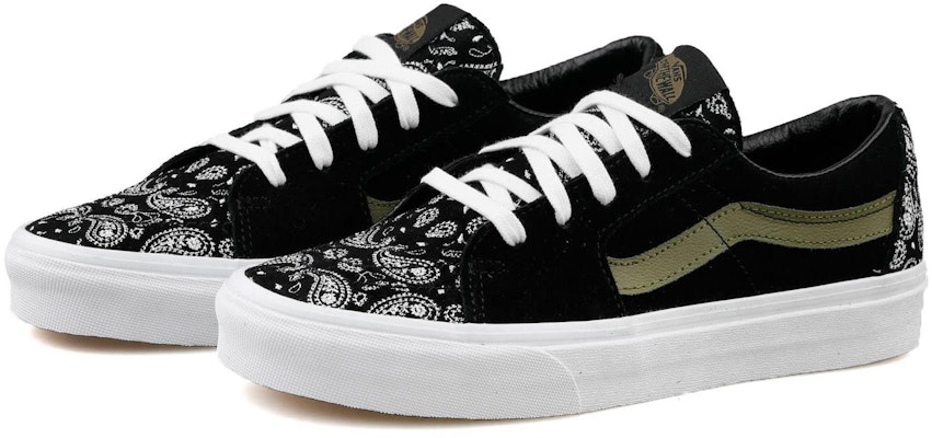 Vans Sk8-Low 'Paisley - Black Green' VN0A5KXDBLK Lookbook Vans Sk8-Low 'Paisley - Black Green' VN0A5KXDBLK