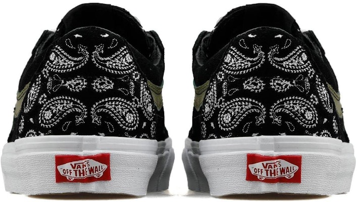 Vans Sk8-Low 'Paisley - Black Green' VN0A5KXDBLK Shop Vans Sk8-Low 'Paisley - Black Green' VN0A5KXDBLK