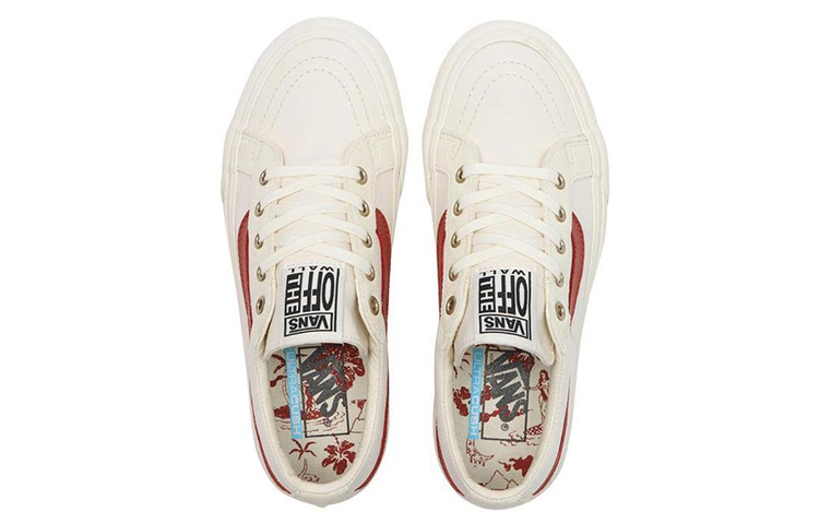 Lookbook Vans SK8-Low 'Blanco Rojo' VN0A4UWIB80