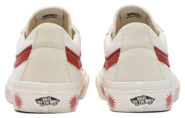 Shop Vans SK8-Low 'Blanco Rojo' VN0A4UWIB80