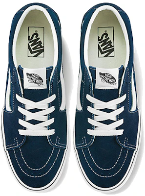 Vans SK8 LOW 休閒 透氣輕便耐磨 低筒 滑板鞋 男女同款 藍色 Lookbook Vans SK8 LOW 休閒 透氣輕便耐磨 低筒 滑板鞋 男女同款 藍色
