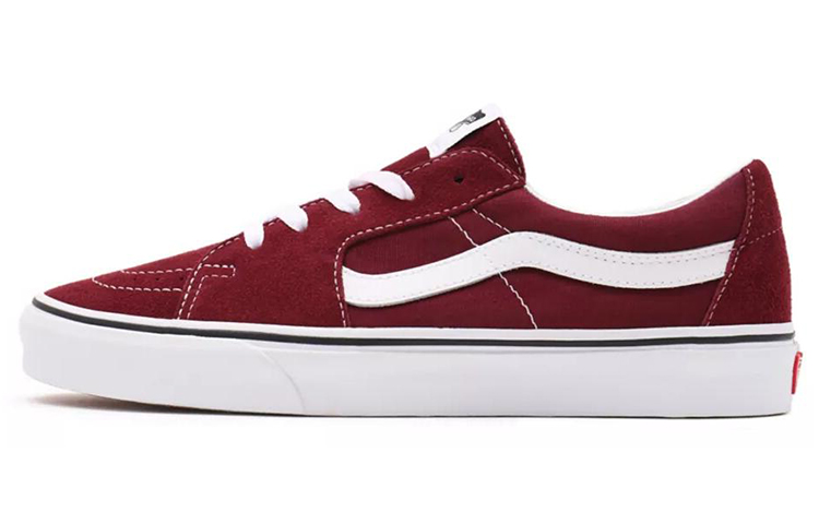 Vans SK8-Low Breathable Non-Slip Wear-resistant Low Tops Casual Skateboarding Shoes Red VN0A4UUK5U7