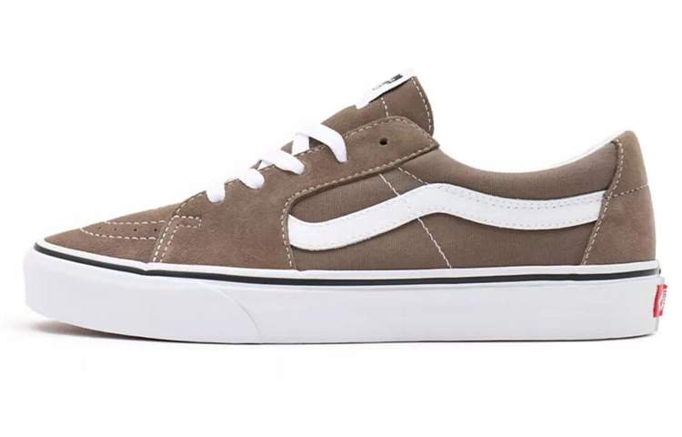 Vans SK8-Low Breathable Wear-resistant Non-Slip Low Tops Casual Skateboarding Shoes Unisex Brown VN0A4UUKA0N