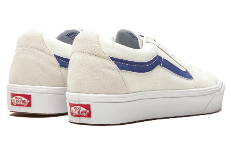 Lookbook Vans SK8 LOW Comfycush 低筒 滑板鞋 男女款 白藍