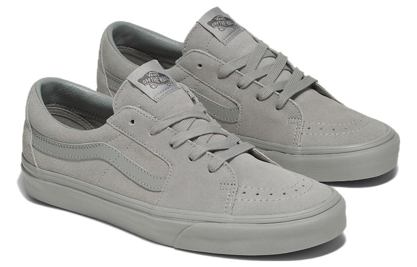 Order Kasut Vans Sk8-Low Suede Mono 'Kelabu' VN0009QRGRY