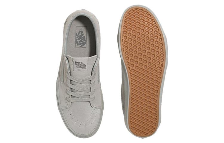 Shop Kasut Vans Sk8-Low Suede Mono 'Kelabu' VN0009QRGRY