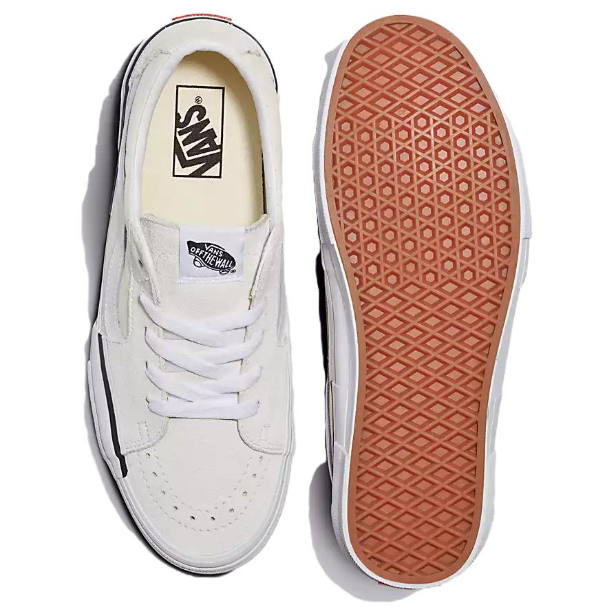 Shop Vans Sk8-Low Rearrange 'Marshmallow' Lelaki & Wanita Kasut Sneaker VN000CRNCD3