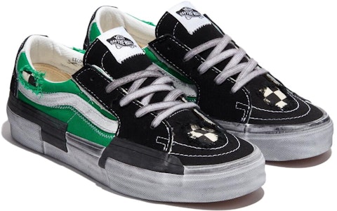 Vans SK8 LOW 舒適 防滑耐磨 低筒 滑板鞋 男女款 黑綠 Order Vans SK8 LOW 舒適 防滑耐磨 低筒 滑板鞋 男女款 黑綠