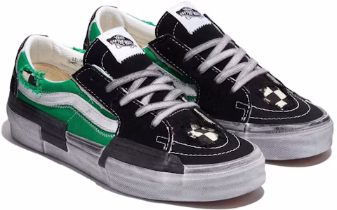 Lookbook Vans SK8 LOW 舒適 防滑耐磨 低筒 滑板鞋 男女款 黑綠