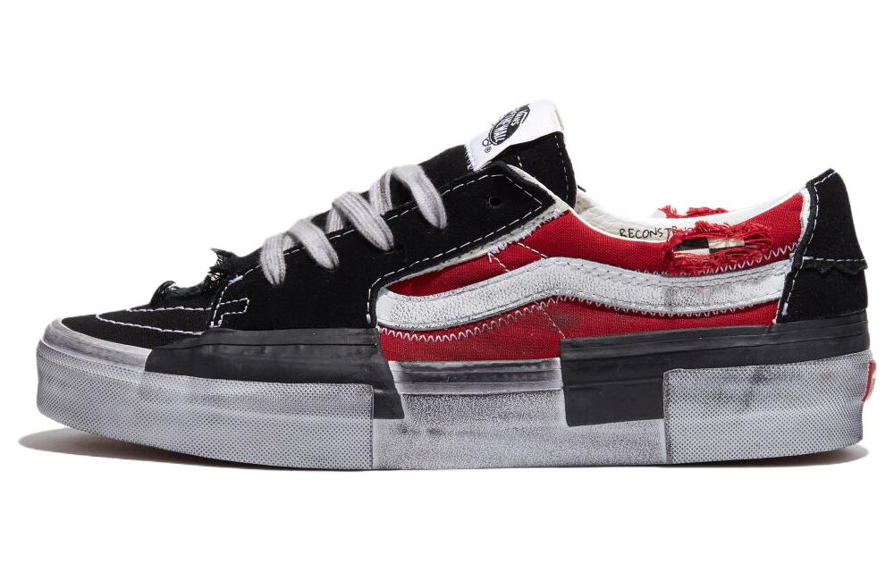 Vans Sk8-Low Reconstruct 'Black Red' VN0009QS458