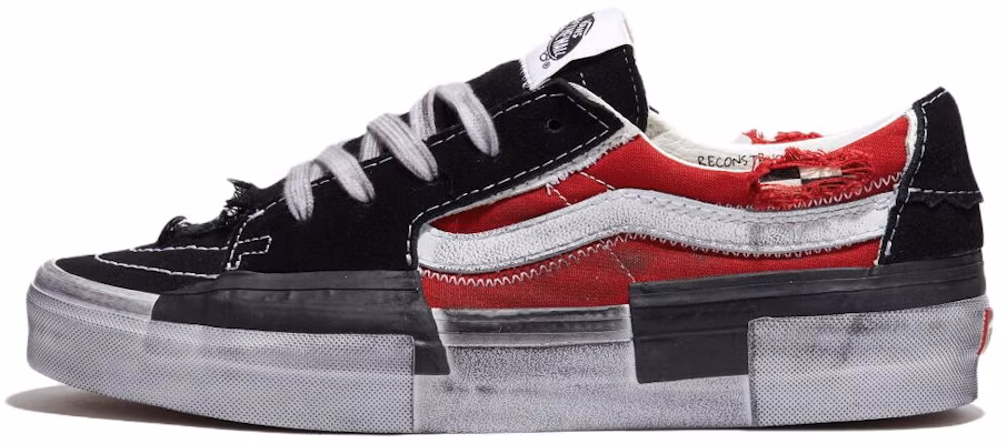 Vans Sk8-Low Reconstruct 'Black Red' VN0009QS458 Buy Vans Sk8-Low Reconstruct 'Black Red' VN0009QS458