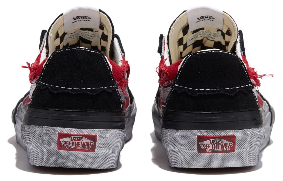 Purchase Vans SK8 LOW 舒適氣質百搭經典 防滑耐磨 低筒 滑板鞋 男女同款 黑紅
