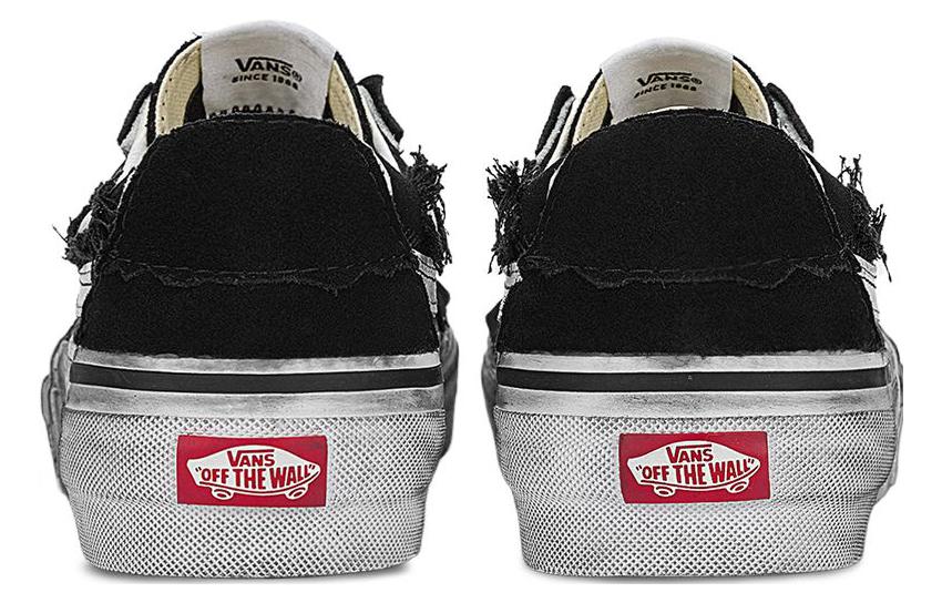 Purchase Vans SK8 LOW RECONSTRUCT 圓頭繫帶 輕便 低筒 滑板鞋 男女款 黑色
