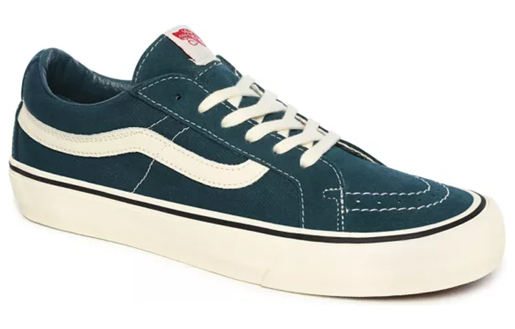 Lookbook Vans Sk8-Low Reissue SF 'Atlantic Deep' Pria/Wanita Sneaker VN0A4UWI24M