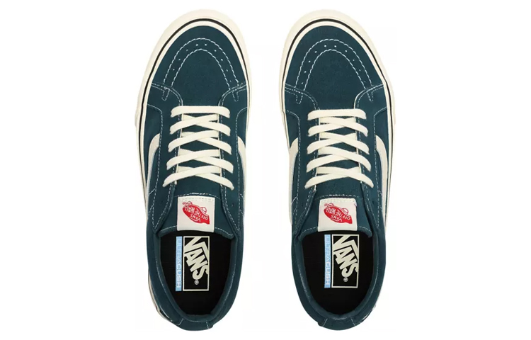 Shop Vans Sk8-Low Reissue SF 'Atlantic Deep' Pria/Wanita Sneaker VN0A4UWI24M